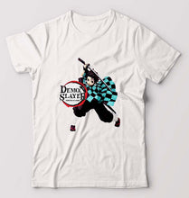 Load image into Gallery viewer, Demon Slayer T-Shirt for Men-White-Ektarfa.online
