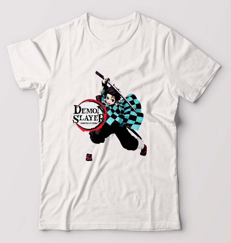 Demon Slayer T-Shirt for Men-White-Ektarfa.online