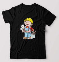 Load image into Gallery viewer, Bob the Builder T-Shirt for Men-Black-Ektarfa.online
