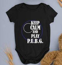 Load image into Gallery viewer, PUBG Keep Calm And Play Pubg Kids Romper For Baby Boy/Girl-0-5 Months(18 Inches)-Black-Ektarfa.online
