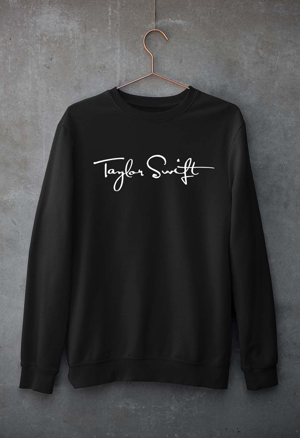 Taylor Swift Unisex Sweatshirt for Men/Women-S(40 Inches)-Black-Ektarfa.online