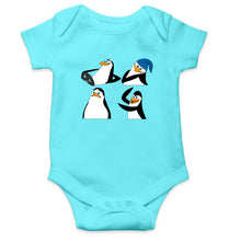 Load image into Gallery viewer, Penguin Kids Romper For Baby Boy/Girl-0-5 Months(18 Inches)-Sky Blue-Ektarfa.online
