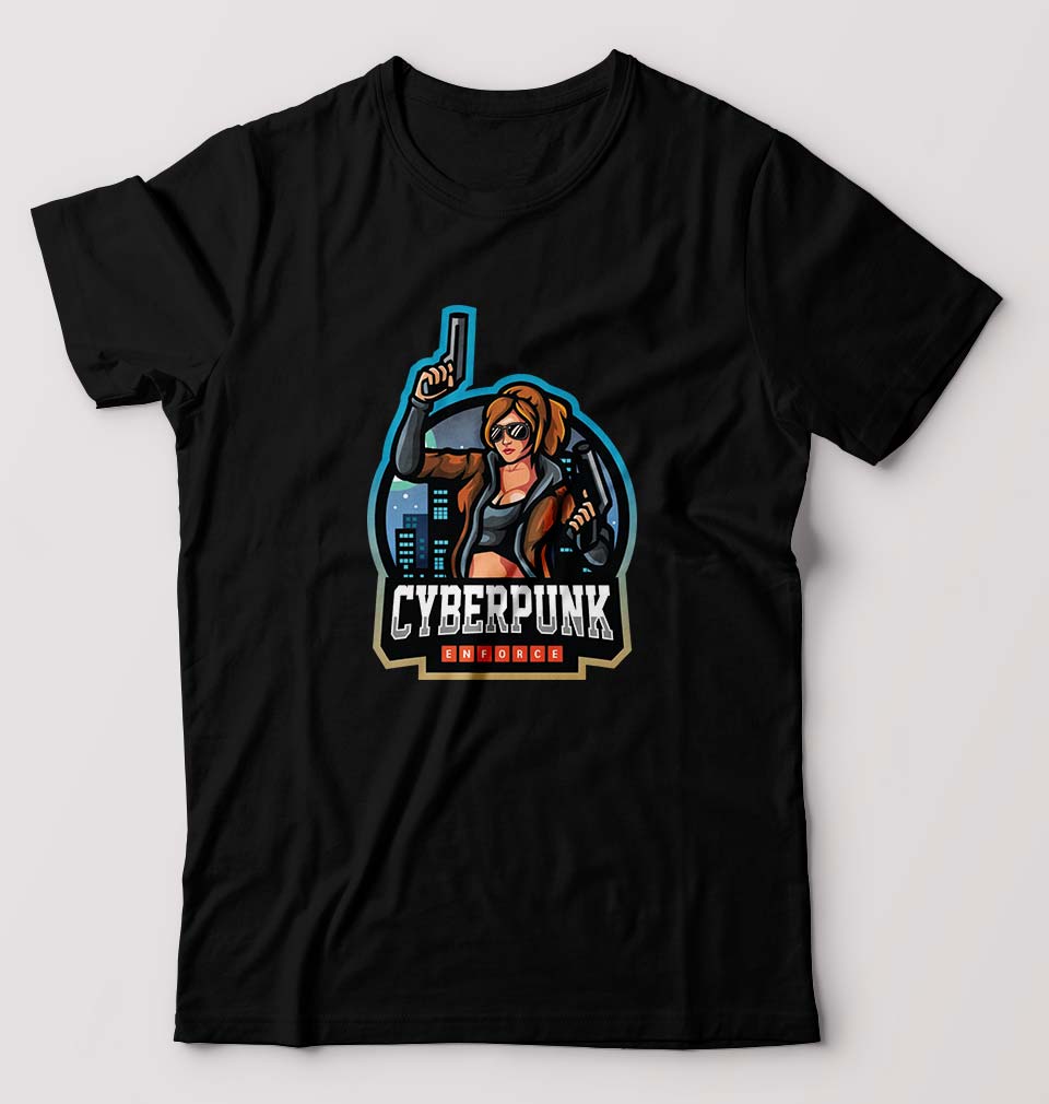 Cyberpunk T-Shirt for Men-Black-Ektarfa.online