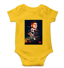 Load image into Gallery viewer, Max Verstappen Kids Romper For Baby Boy/Girl-0-5 Months(18 Inches)-Yellow-Ektarfa.online
