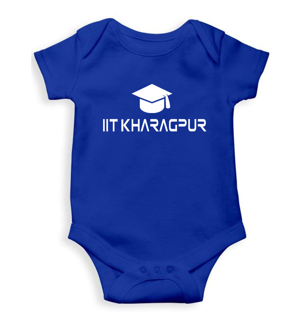 IIT Kharagpur Kids Romper For Baby Boy/Girl-Royal Blue-Ektarfa.online