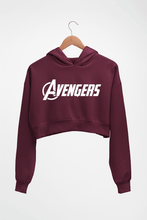 Load image into Gallery viewer, Avengers Crop HOODIE FOR WOMEN-Maroon-Ektarfa.online
