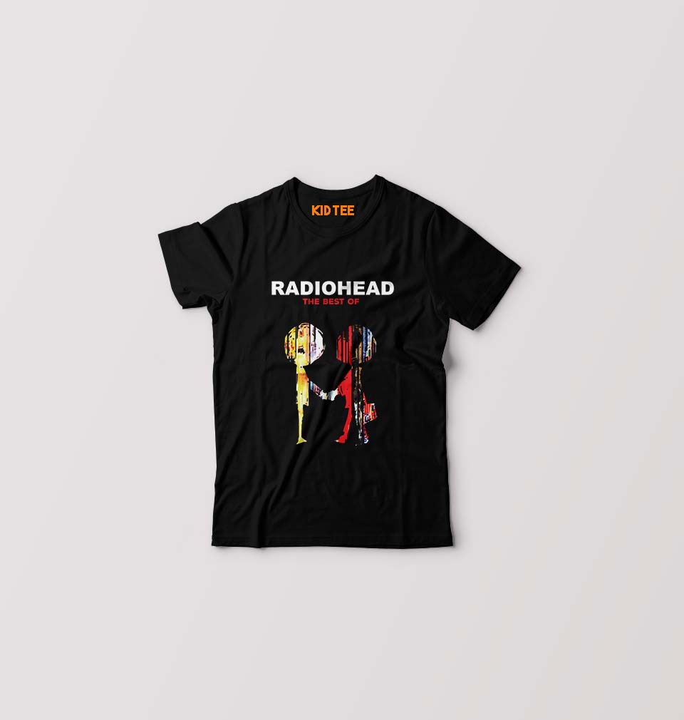 Radiohead Kids T-Shirt for Boy/Girl-Black-Ektarfa.online