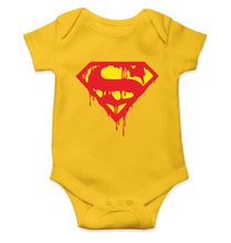 Load image into Gallery viewer, Superman Kids Romper Kids Romper For Baby Boy/Girl-0-5 Months(18 Inches)-Yellow-Ektarfa.online
