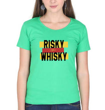 Load image into Gallery viewer, Whisky T-Shirt for Women-Flag Green-Ektarfa.online
