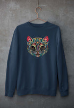 Load image into Gallery viewer, Psychedelic Cat Unisex Sweatshirt for Men/Women-Navy Blue-Ektarfa.online
