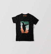 Load image into Gallery viewer, Penguin Kids T-Shirt for Boy/Girl-Black-Ektarfa.online
