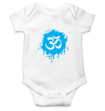 Load image into Gallery viewer, Hindi Om Kids Romper For Baby Boy/Girl-0-5 Months(18 Inches)-White-Ektarfa.online
