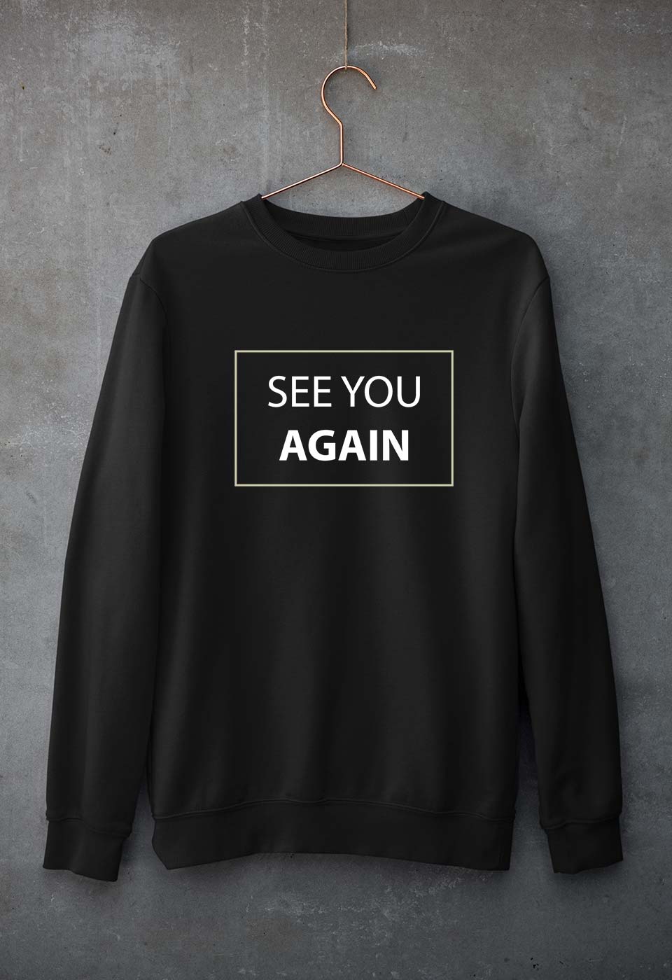 Fast & Furious See You Again Unisex Sweatshirt for Men/Women-Black-Ektarfa.online