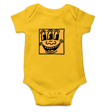 Load image into Gallery viewer, Keith Haring Funny Kids Romper Kids Romper For Baby Boy/Girl-0-5 Months(18 Inches)-Yellow-Ektarfa.online
