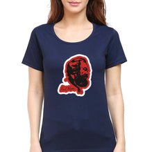 Load image into Gallery viewer, Karl Marx T-Shirt for Women-Navy Blue-Ektarfa.online

