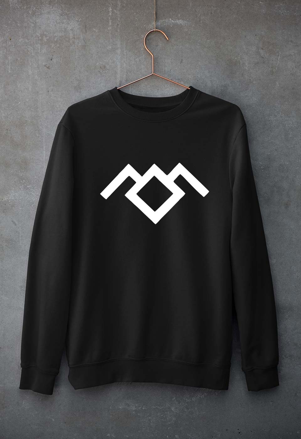 Owl Cave Twin Peaks Unisex Sweatshirt for Men/Women-Black-Ektarfa.online