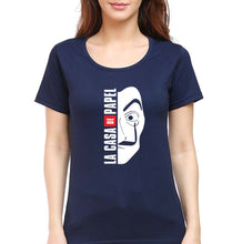 Load image into Gallery viewer, Money Heist T-Shirt for Women-Navy Blue-Ektarfa.online
