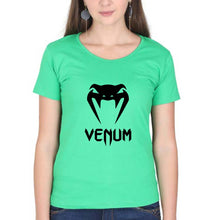 Load image into Gallery viewer, UFC Venum T-Shirt for Women-Flag Green-Ektarfa.online
