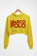 Load image into Gallery viewer, Marco Polo Crop HOODIE FOR WOMEN-Mustard Yellow-Ektarfa.online
