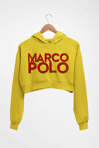 Marco Polo Crop HOODIE FOR WOMEN-Mustard Yellow-Ektarfa.online