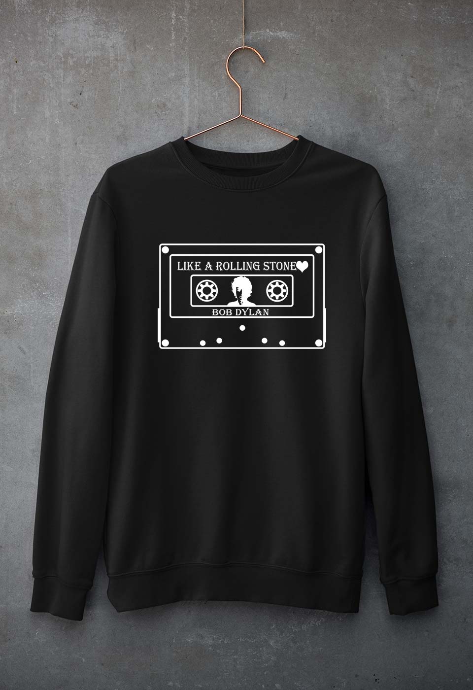 Bob Dylan Unisex Sweatshirt for Men/Women-Black-Ektarfa.online