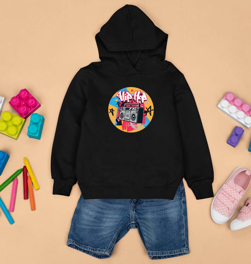 Hip Hop Kids Hoodie for Boy/Girl-Black-Ektarfa.online