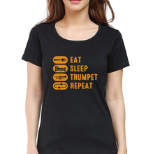 Load image into Gallery viewer, Trumpet T-Shirt for Women-Black-Ektarfa.online

