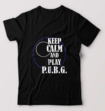 Load image into Gallery viewer, PUBG Keep Calm And Play Pubg T-Shirt for Men-Black-Ektarfa.online
