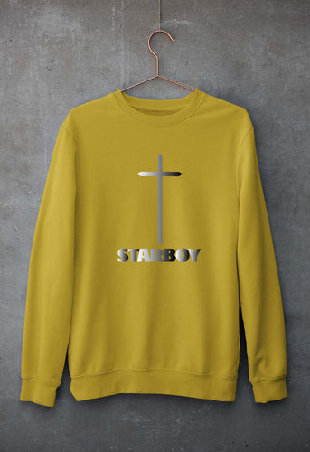 The Weeknd Unisex Sweatshirt for Men/Women-Mustard Yellow-Ektarfa.online