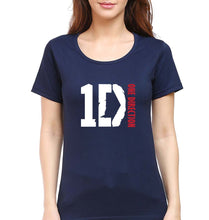 Load image into Gallery viewer, One Direction T-Shirt for Women-Navy Blue-Ektarfa.online

