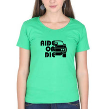 Load image into Gallery viewer, Fast &amp; Furious Ride or Die T-Shirt for Women-Flag Green-Ektarfa.online
