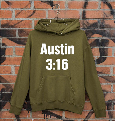 Stone Cold Steve Austin (WWE) Unisex Hoodie for Men/Women-Olive Green-Ektarfa.online