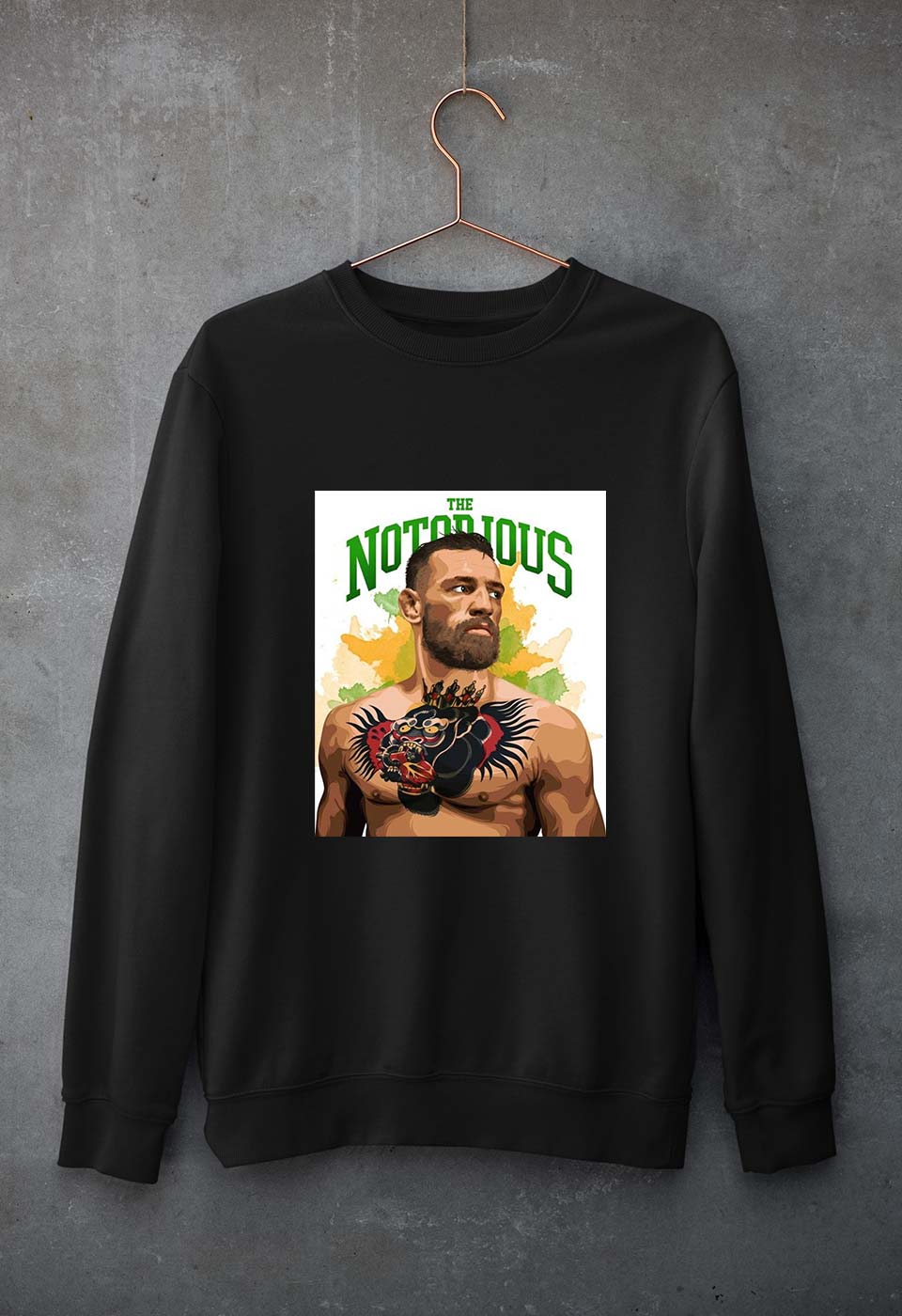 Conor McGregor UFC MMA Unisex Sweatshirt for Men/Women-Black-Ektarfa.online