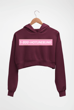 Load image into Gallery viewer, Drake Crop HOODIE FOR WOMEN-Maroon-Ektarfa.online
