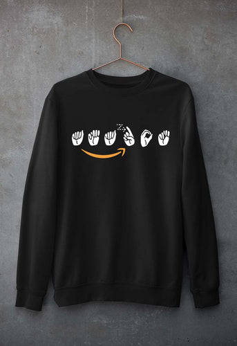 Amazon Unisex Sweatshirt for Men/Women-Black-Ektarfa.online