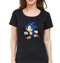 Load image into Gallery viewer, Sonic T-Shirt for Women-Black-Ektarfa.online
