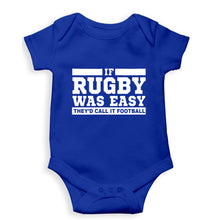 Load image into Gallery viewer, Rugby Kids Romper For Baby Boy/Girl-0-5 Months(18 Inches)-Royal Blue-Ektarfa.online
