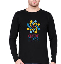 Load image into Gallery viewer, FIFA World Cup Qatar 2022 Full Sleeves T-Shirt for Men-Black-Ektarfa.online
