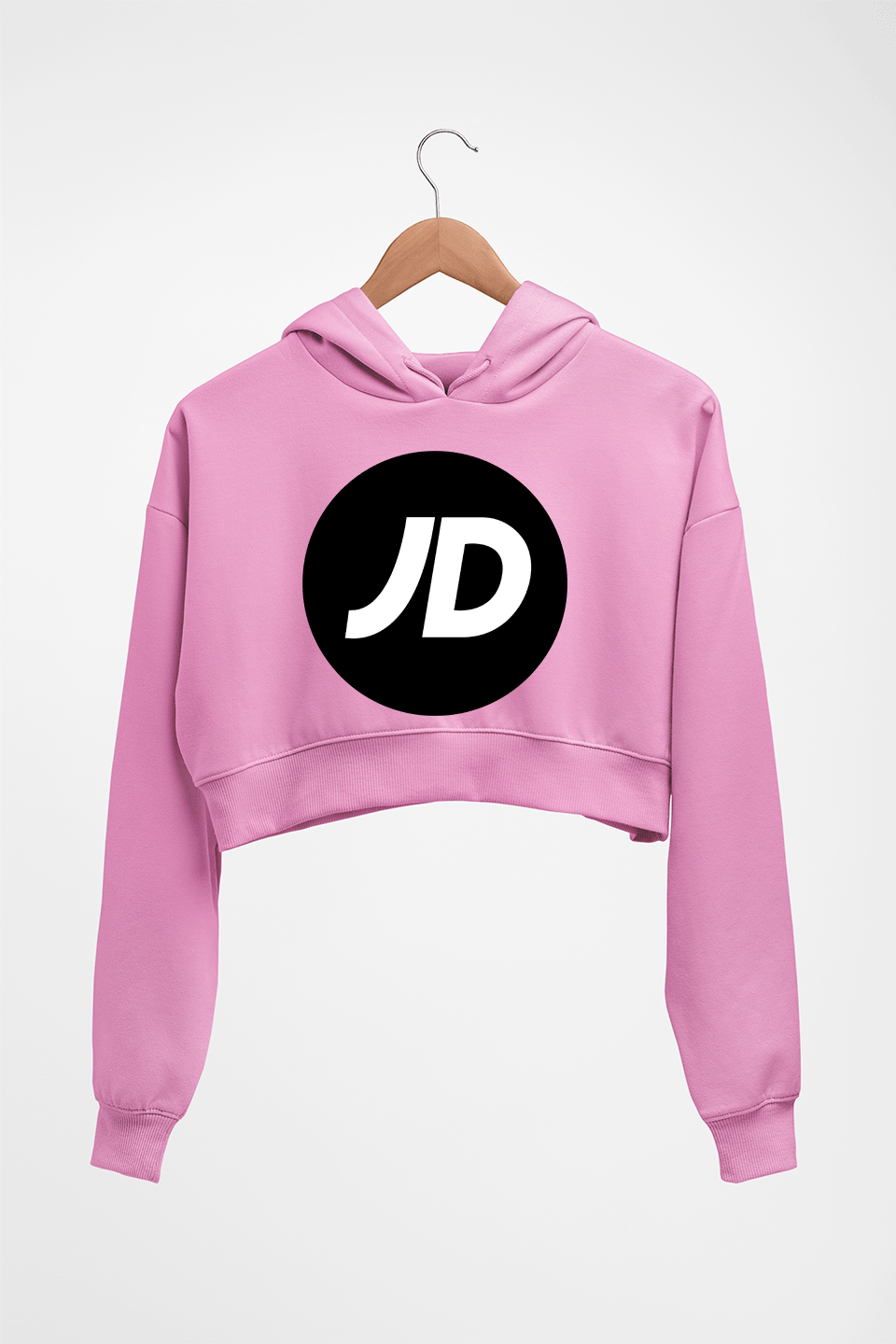 JD Sports Crop HOODIE FOR WOMEN-Light Baby Pink-Ektarfa.online