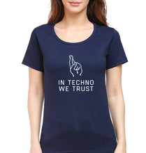 Load image into Gallery viewer, Techno T-Shirt for Women-Navy Blue-Ektarfa.online
