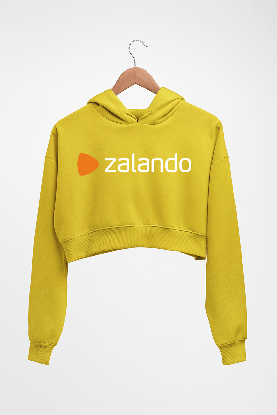 Zalando Crop HOODIE FOR WOMEN-Mustard Yellow-Ektarfa.online