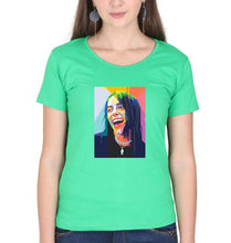 Load image into Gallery viewer, Billie Eilish T-Shirt for Women-Flag Green-Ektarfa.online
