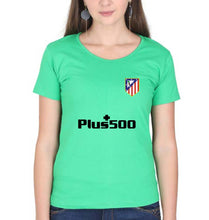 Load image into Gallery viewer, Atletico Madrid 2021-22 T-Shirt for Women-Flag Green-Ektarfa.online
