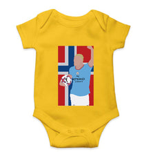 Load image into Gallery viewer, Erling Haaland Kids Romper For Baby Boy/Girl-0-5 Months(18 Inches)-Yellow-Ektarfa.online
