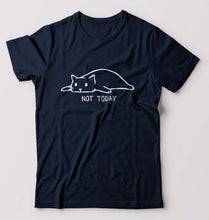 Load image into Gallery viewer, Not Today T-Shirt for Men-Navy Blue-Ektarfa.online
