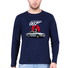 Load image into Gallery viewer, James Bond (007) Full Sleeves T-Shirt for Men-Navy Blue-Ektarfa.online
