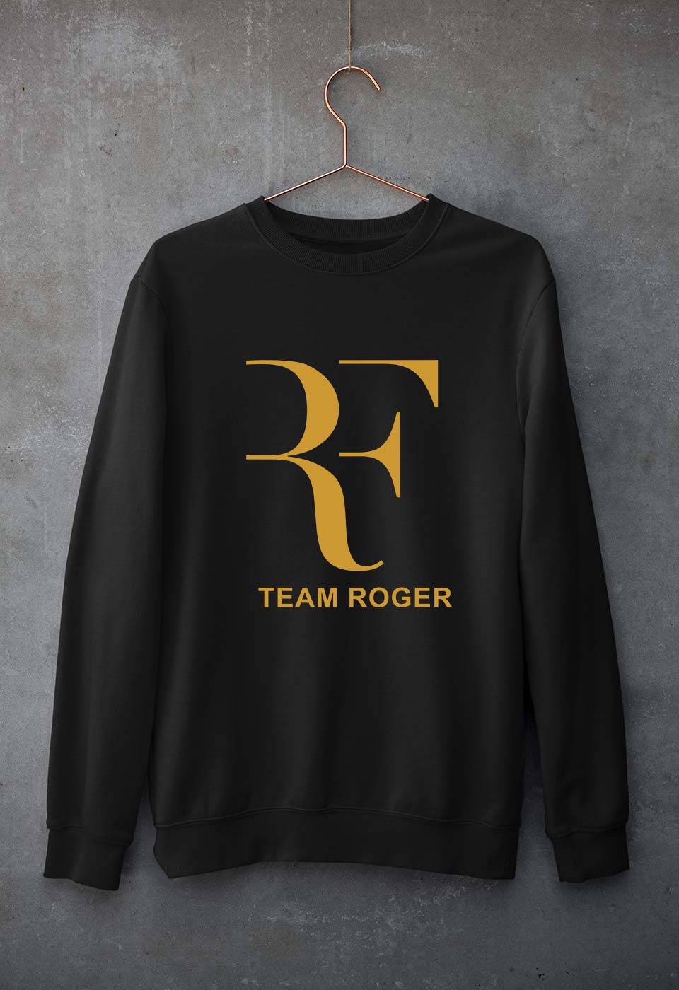 Roger Federer Unisex Sweatshirt for Men/Women-Black-Ektarfa.online