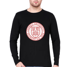 Load image into Gallery viewer, Cornell University Full Sleeves T-Shirt for Men-Black-Ektarfa.online
