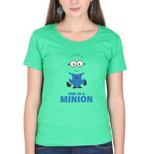 Load image into Gallery viewer, Minion T-Shirt for Women-Flag Green-Ektarfa.online
