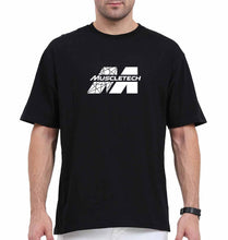 Load image into Gallery viewer, Muscletech Oversized T-Shirt for Men-Black-Ektarfa.online
